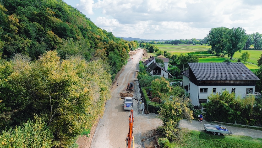 Ausbau Staatsstraße 2115 östlich von Sulzbach a. d. Donau - ALTMANN Ingenieure plant Straßenneubau